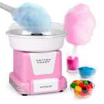 Nostalgia Retro Pink Cotton Candy Maker - Hard Candy and Flossing Sugar Machine thumbnail 1