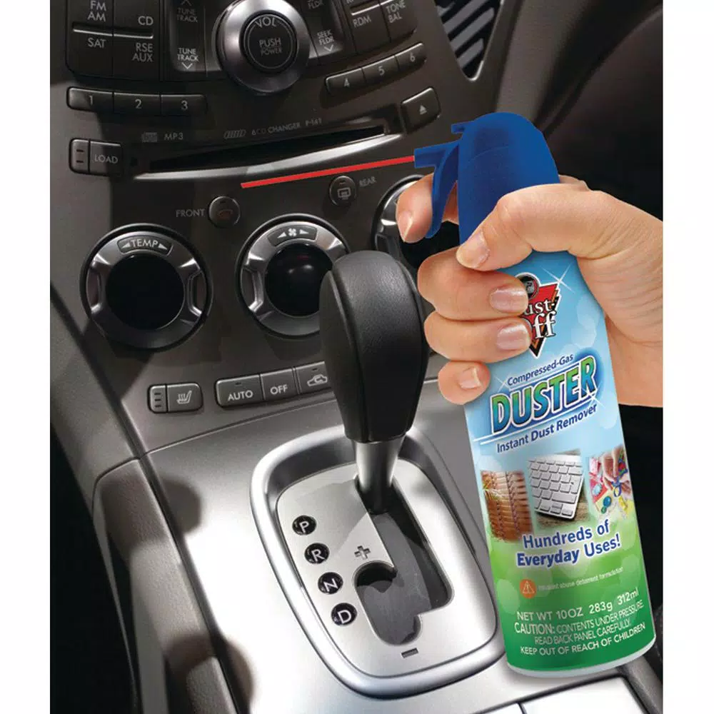 Dust Off 10 oz. Disposable Compressed Gas Duster with Extension Tube