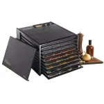 Excalibur 9-Tray Black Electric Food Dehydrator with 26-Hour Timer and Adjustable Temperature thumbnail 3