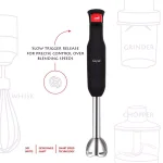 Boyel Living 500W 8-Speed Black Stainless Steel 5-in-1 Immersion Hand Blender Set thumbnail 3