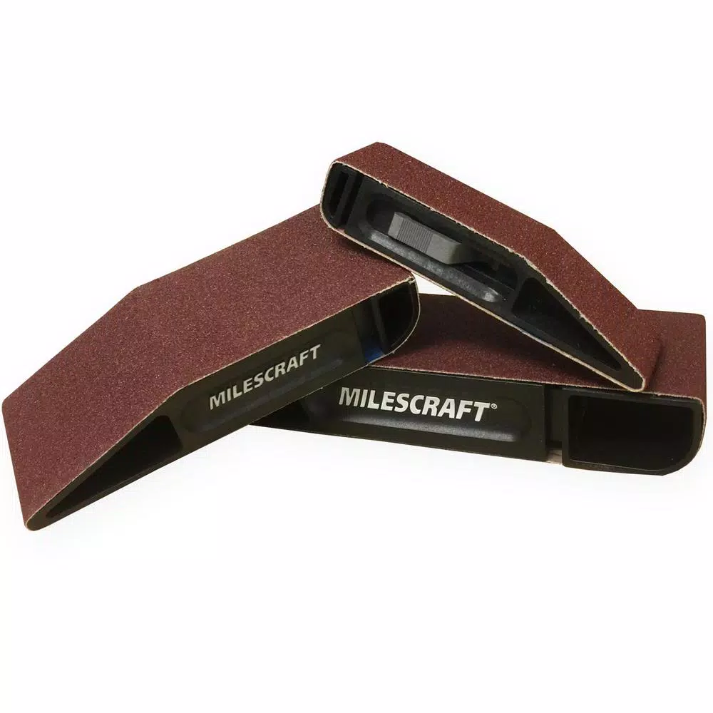 Milescraft Sand Devil 3-Piece Sanding Bundle with 80 Grit Cloth-Backed Belts