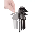 TEKTON 9-Piece Star Key Set, T10-T50 Torx L-Shaped Wrench Set thumbnail 7