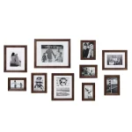 Kate and Laurel Bordeaux Brown Gallery Wall Picture Frame Set, 10-Piece Collection thumbnail 1