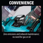 Makita 18V (36V) LXT Cordless Walk Behind Push Lawn Mower Kit, 17 in. Cutting Width, 5.0 Ah Batteries thumbnail 11