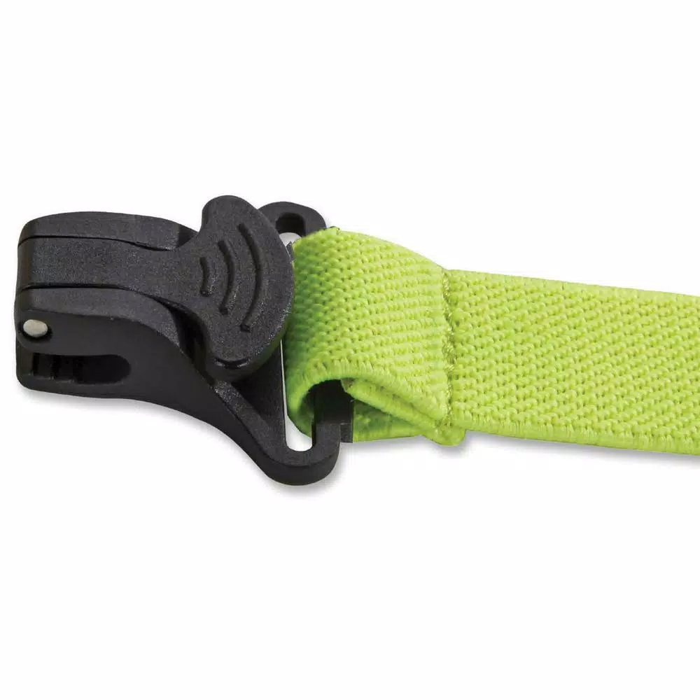 Ergodyne Squids 3155 Lime Elastic Hard Hat Lanyard with Clamp