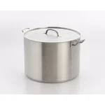ExcelSteel Professional 35 qt. Stainless Steel Stock Pot with Lid, Induction Ready thumbnail 1