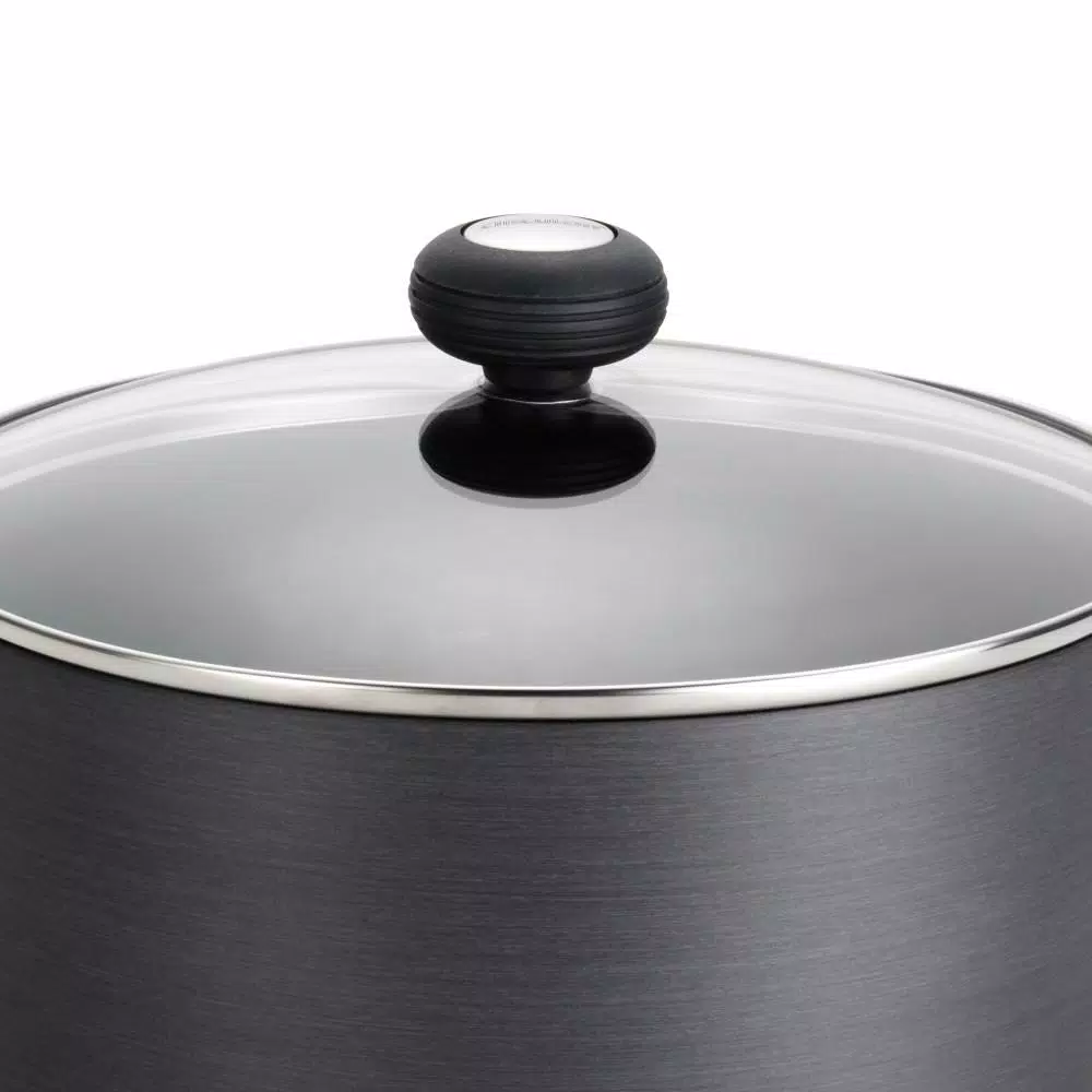 Circulon Classic 4-Quart Hard-Anodized Nonstick Casserole Dish with Glass Lid, Black