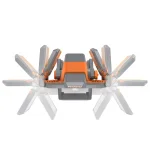 RIDGID 18V Cordless Hybrid Folding Panel Light with 1.5 Ah Lithium-Ion Battery, 2500 Lumens thumbnail 7