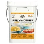 Augason Farms 4 Gal. Lunch and Dinner Variety Emergency Food Supply Pail - 92 Servings thumbnail 1