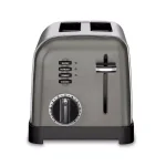 Cuisinart Classic Series 2-Slice Black Stainless Steel Toaster thumbnail 1