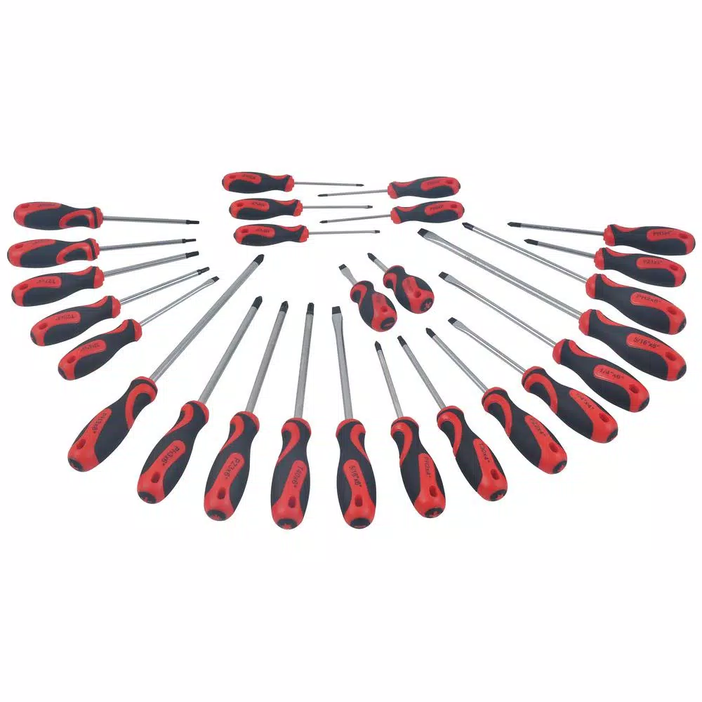 KING 26-Piece Screwdriver Set with Organizing Stand and Magnetic Tips
