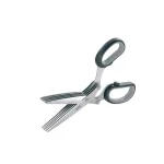 GEFU Stainless Steel Herb Scissors with 5 Blade Pairs and Cleaning Comb thumbnail 1