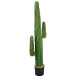 Vintage Home 55 in. Mexican Cactus Artificial Plant in Black Plastic Planter, Indoor/Outdoor thumbnail 1