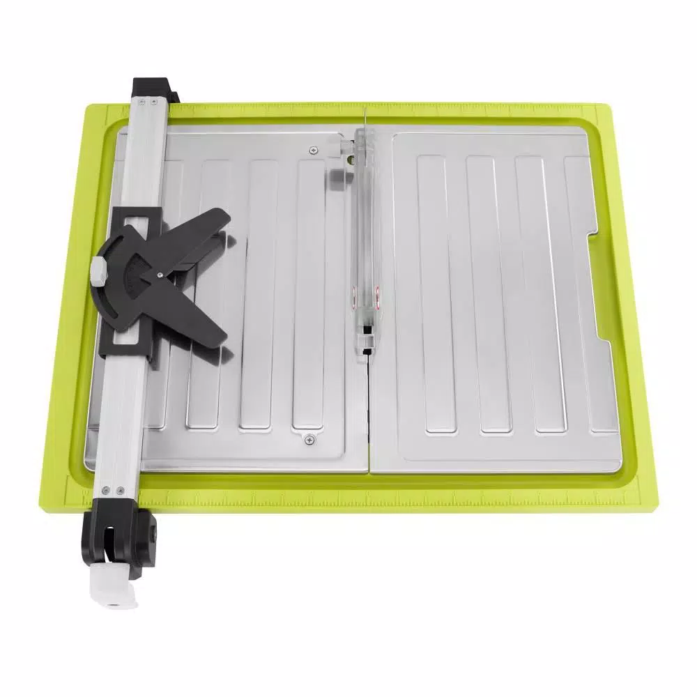 RYOBI 7 in. 4.8 Amp Wet Tile Saw with Stand, Cuts Ceramic, Porcelain, and Stone