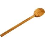 Hutzler Olive Wood Mixing Spoons Set of 2 - Natural Hardwood Kitchen Utensils thumbnail 2