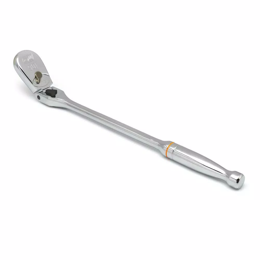 GEARWRENCH 1/2 in. Drive 90-Tooth Locking Flex Head Teardrop Ratchet, 17 in.