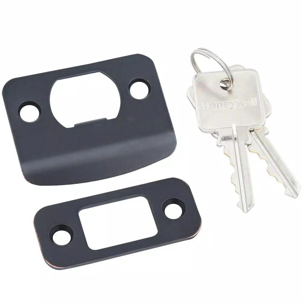 Honeywell Classic Oil-Rubbed Bronze Entry Knob and Deadbolt Combo Pack, Keyed Alike