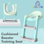 Babyloo Sterdy Potty Training Booster Seat with Adjustable Height and Removable Cushion - Mint Green thumbnail 5