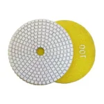 Toolocity JHX 5 in. Dry/Wet Diamond Polishing Pad Set with Semi-Rigid Back Holder for Concrete and Granite thumbnail 5