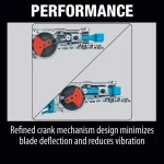 Makita 18V LXT Cordless Reciprocating Saw & Oscillating Multi-Tool Combo Kit (Tool Only) thumbnail 5
