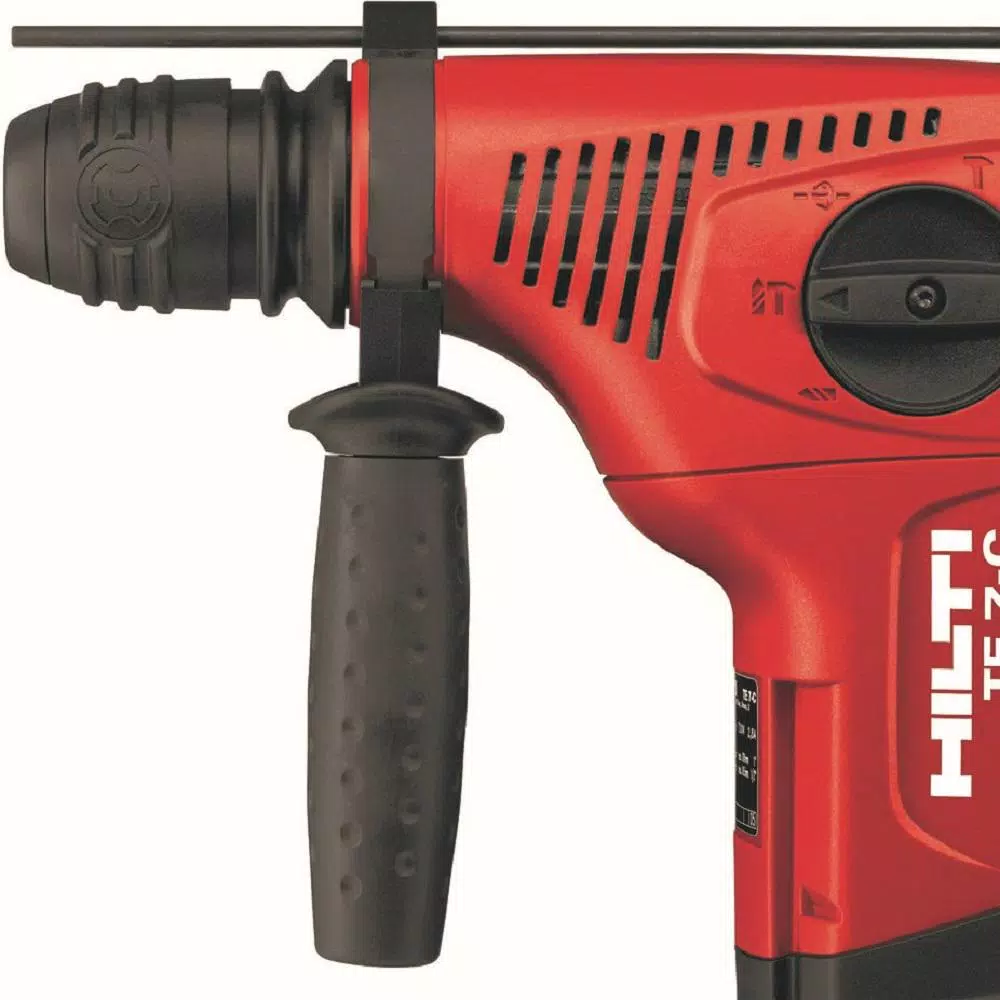 Hilti TE 7-C 6 Amp 120V Corded SDS-Plus Rotary Hammer Drill Kit with TE-CX Bit Set and Flat Chisel
