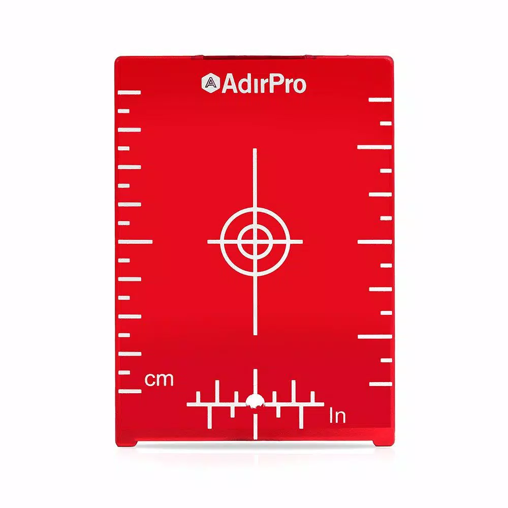 AdirPro Adir Pro 4 in. x 3 in. Red Laser Magnetic Target Plate with Stand