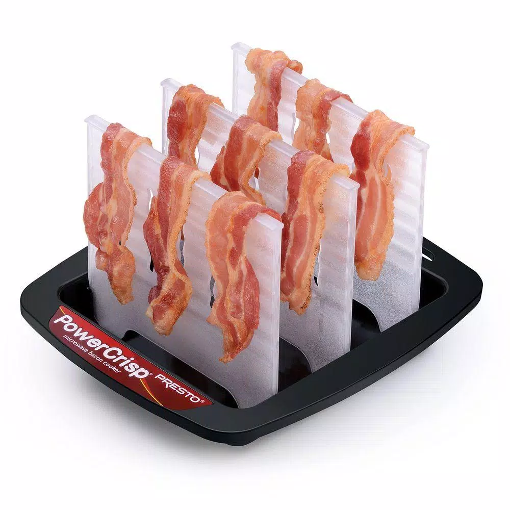 Presto Microwave Bacon Crisper Cooker - Dishwasher Safe, Makes 12 Strips