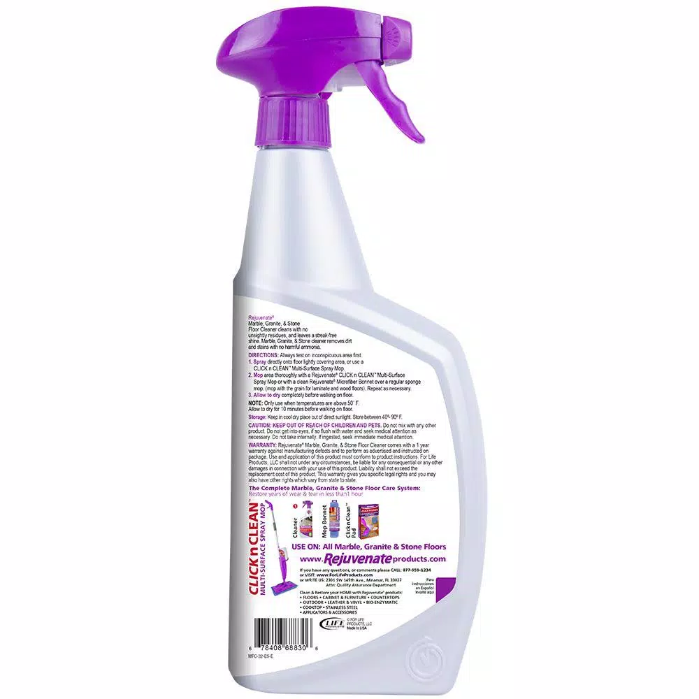 Rejuvenate Marble, Granite and Stone Floor Cleaner, 32 oz.