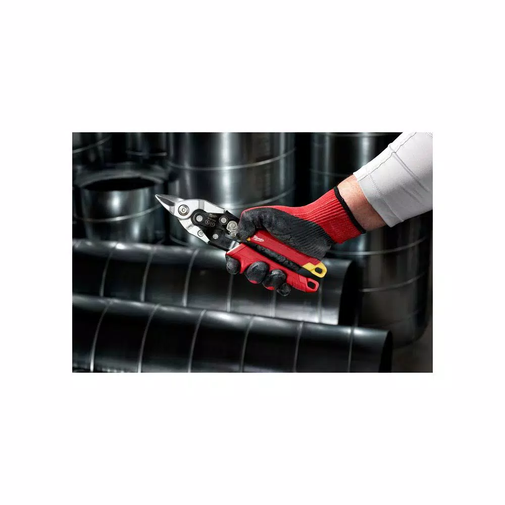 Milwaukee 9 in. Bulldog Straight-Cut Aviation Snips