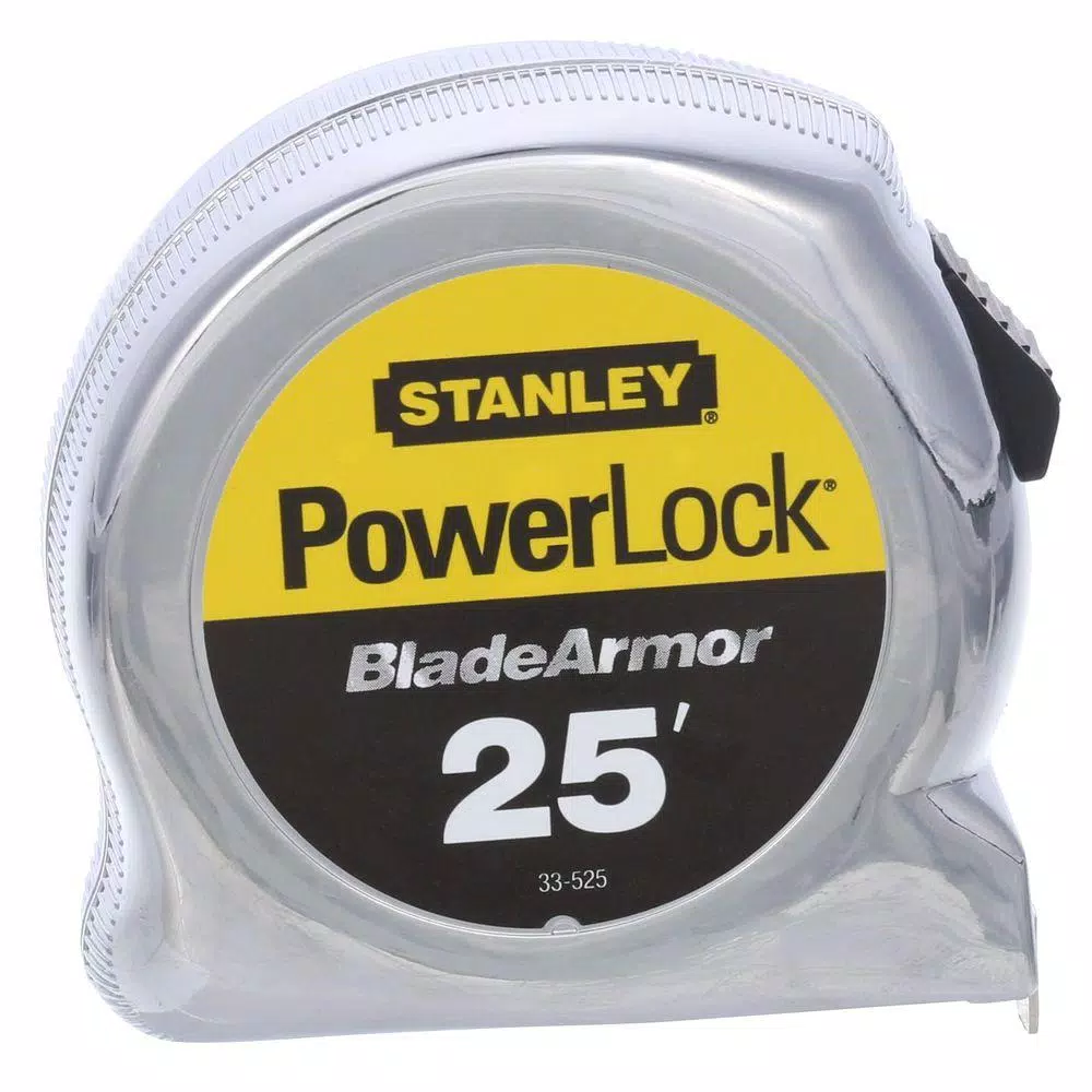 STANLEY PowerLock 25 ft. x 1 in. Tape Measure with Blade Armor Coating