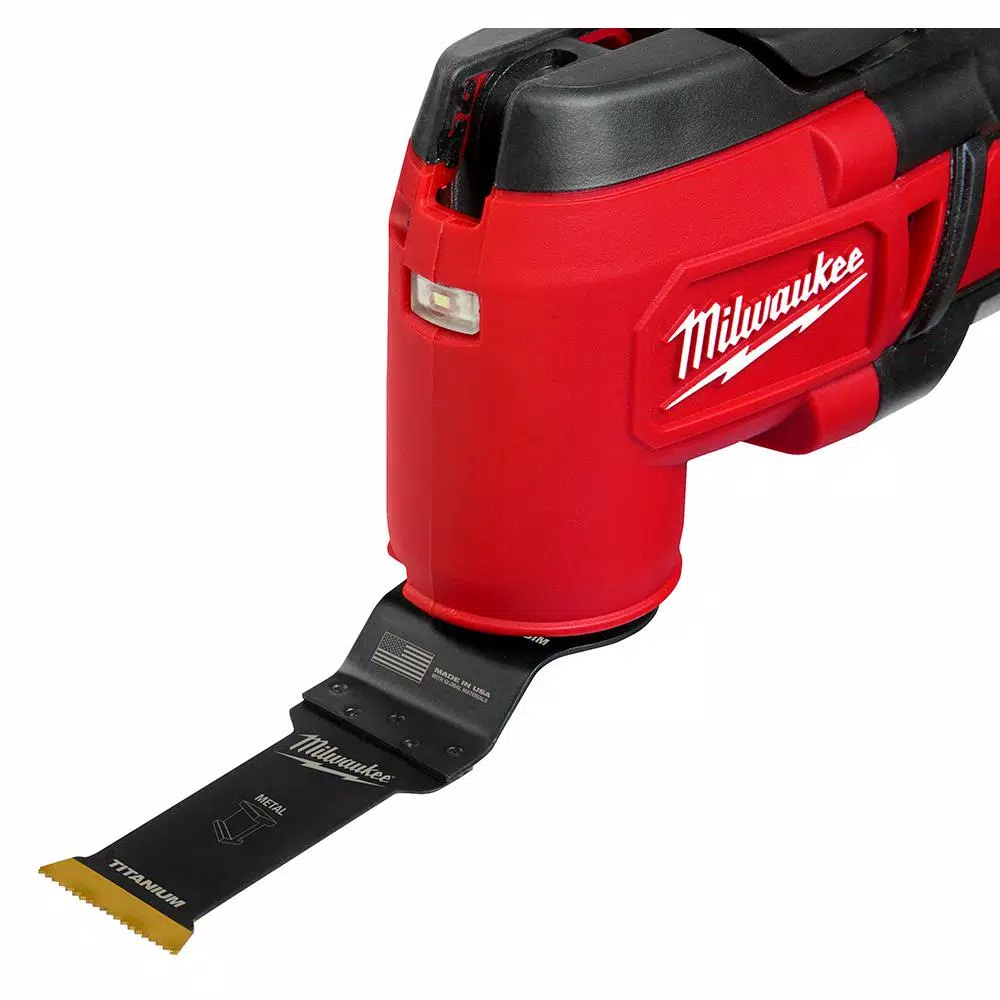 Milwaukee 1-1/8 in. Titanium Bi-Metal Universal Fit Oscillating Multi-Tool Blade