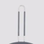 ExcelSteel 13 in. Gray Silicone Splatter Screen with Non-Slip Grip and Stainless Steel Frame thumbnail 2