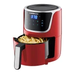 GoWISE USA 2-Qt. Mini Digital Air Fryer with Touchscreen, Red/Silver thumbnail 4