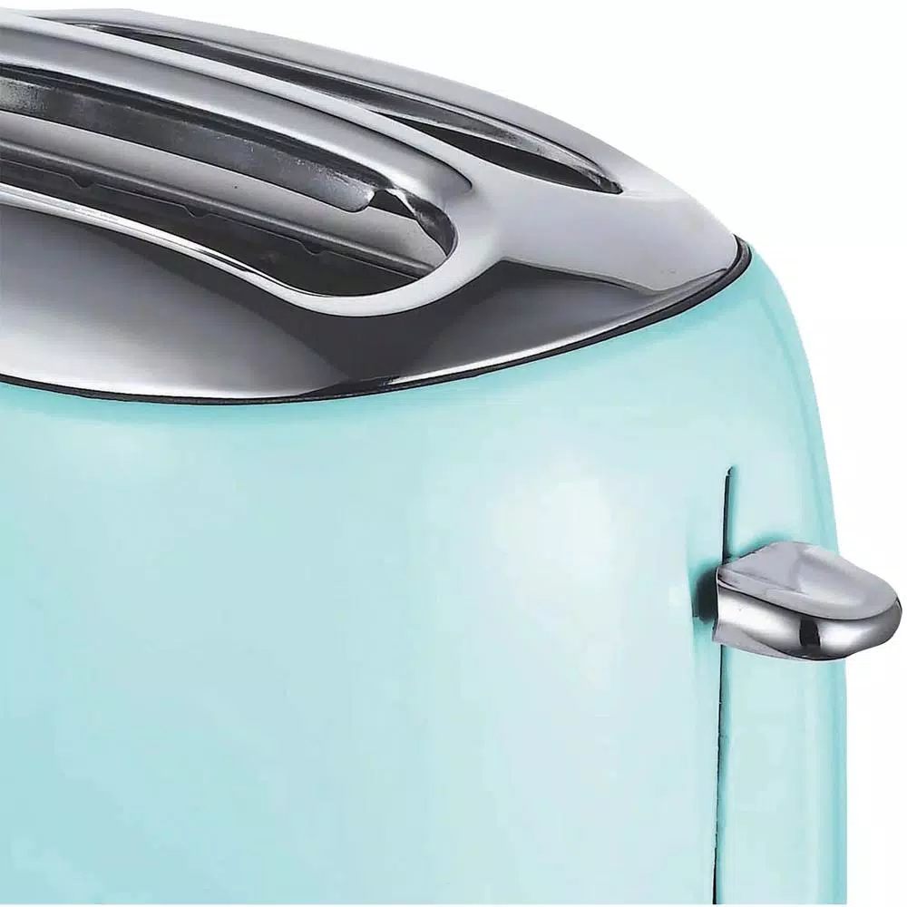 Brentwood Appliances TS-270BL Retro 2-Slice Blue Extra-Wide Slot Toaster