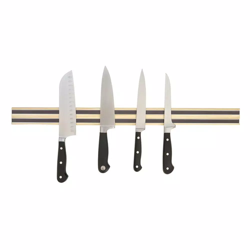 Fox Run 18 in. Magnetic Maple Wood Utensil and Knife Bar