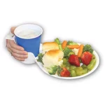 Unbranded Palm Tree Design Food and Drink Holder, 32-Piece Set, Durable Plastic Serveware thumbnail 5