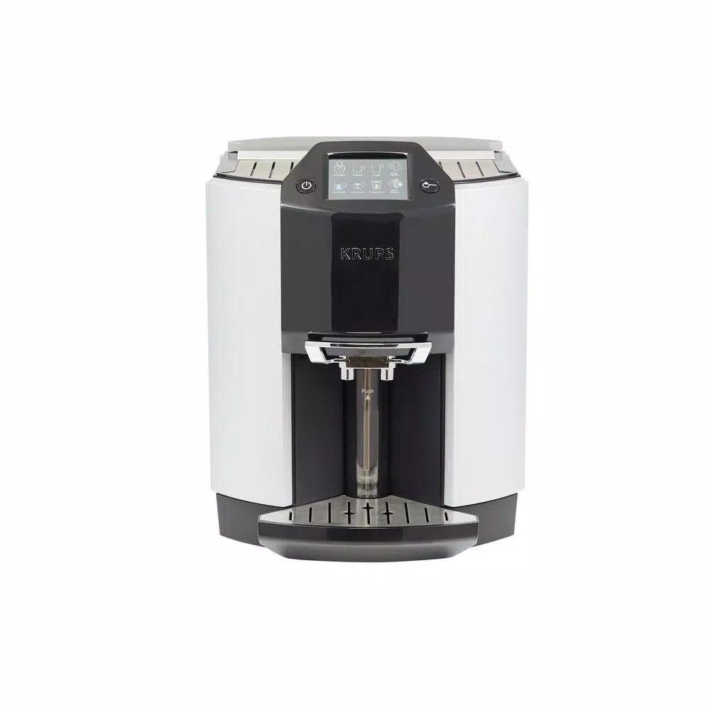 Krups Barista One Touch Fully Automatic Stainless Steel Espresso Machine with Built-In Grinder