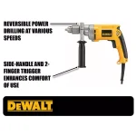 DEWALT 7.8 Amp 1/2 in. Variable Speed Corded Drill with Reversing Function thumbnail 2