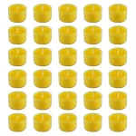 LUMABASE Citronella Scented Tealight Candles with Clear Holders, 30-Count, Yellow thumbnail 1
