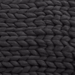Noble House Marnie Dark Grey Acrylic Throw Blanket, Modern Solid Pattern thumbnail 2