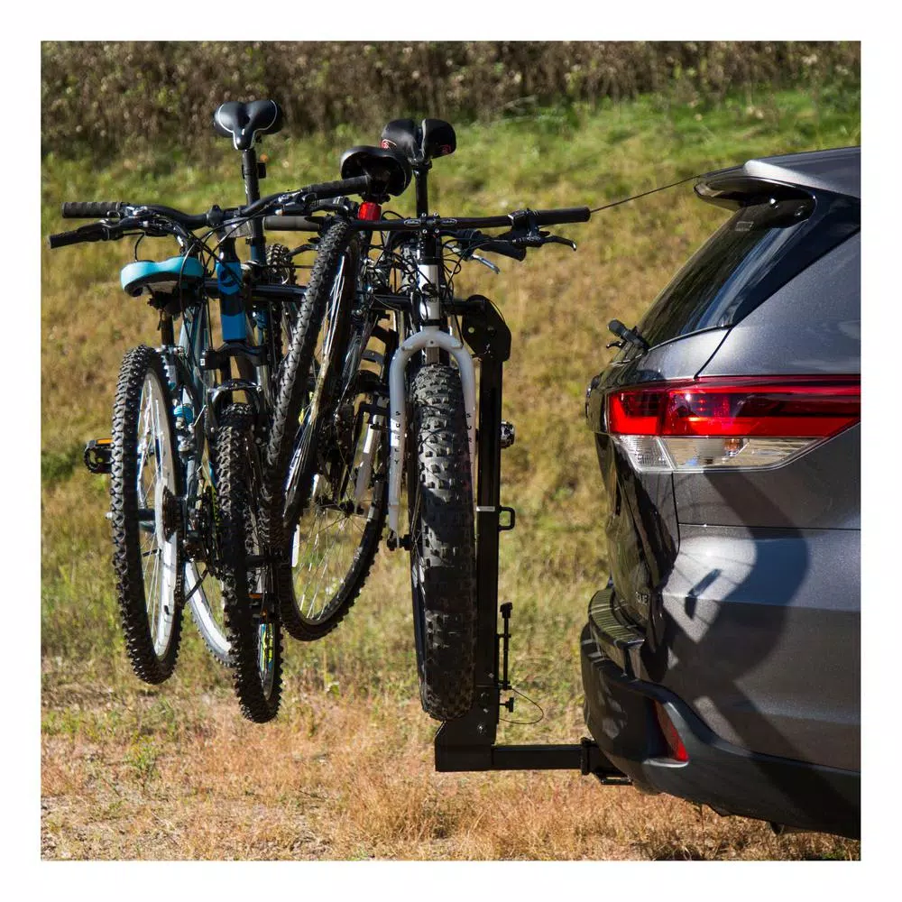 CURT Premium 4-Bike Hitch Mounted Bike Rack with Tapered Arms