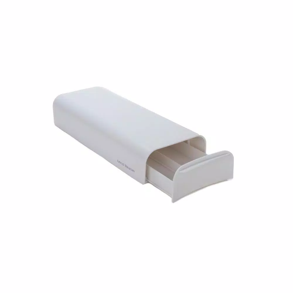Mind Reader Single Serve Coffee Pod Holder - 12-14 Capacity Storage Drawer, White