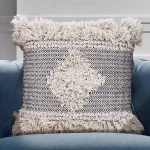 LR Resources Cottage Natural and Black Geometric 20 in. x 20 in. Cotton Throw Pillow thumbnail 7