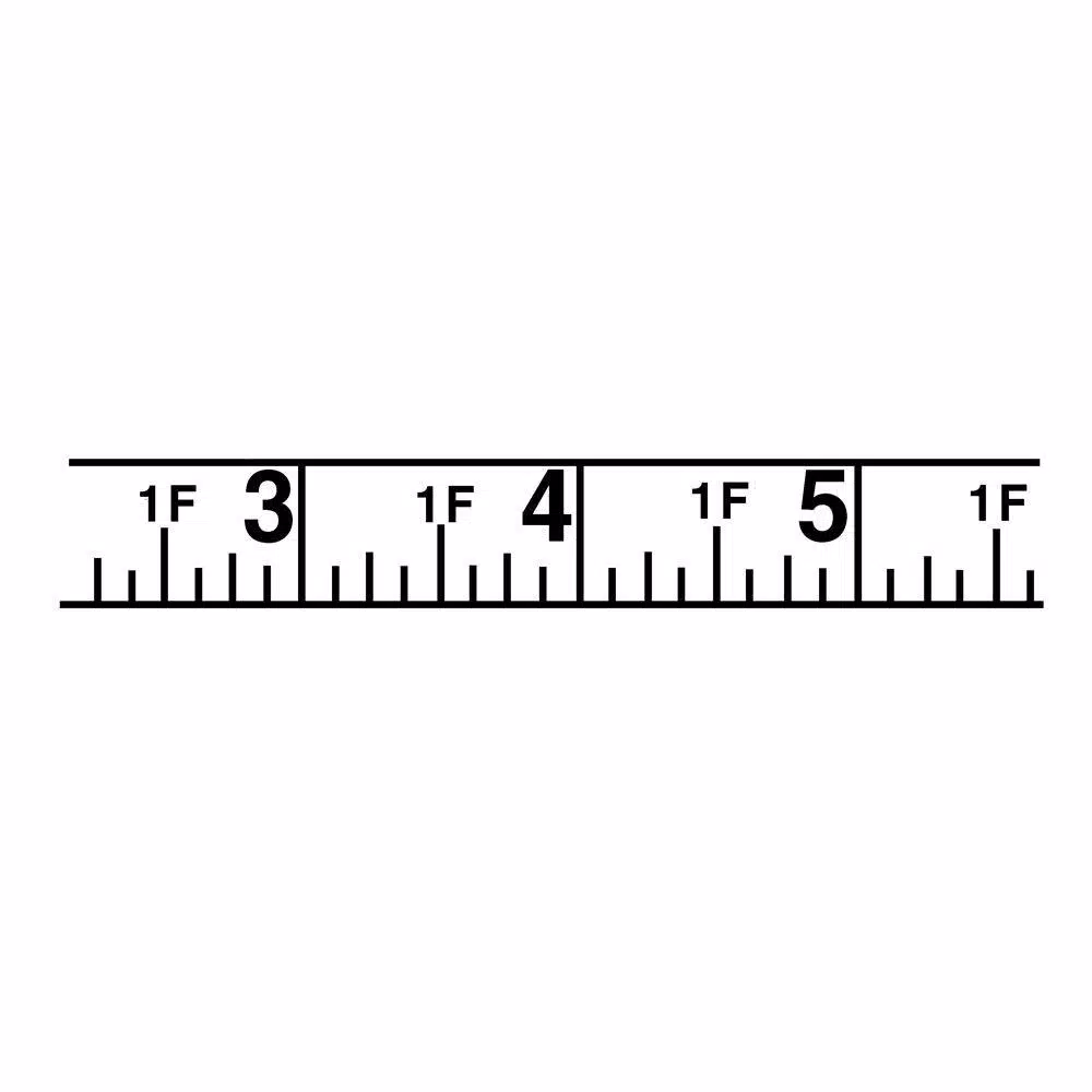 Lufkin 50 ft. Hi-Viz Orange Fiberglass Tape Measure, 1/2 in. Width