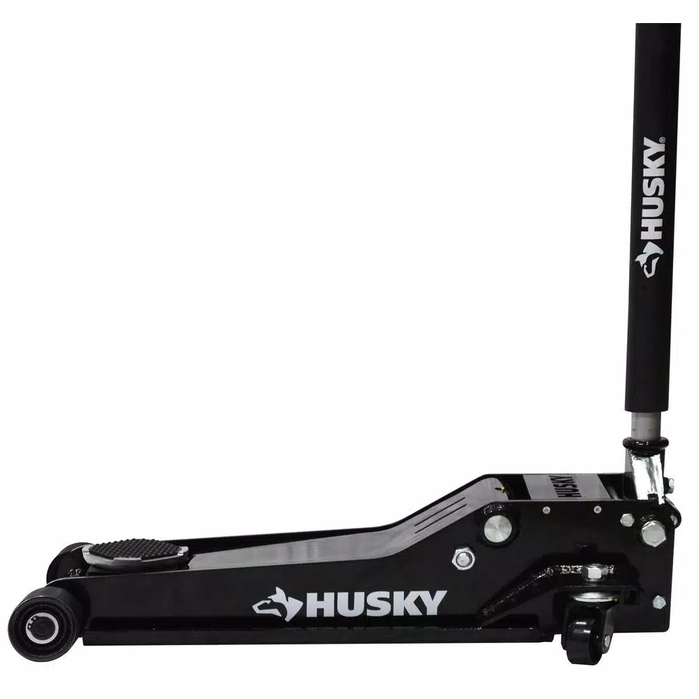 Husky 3.5-Ton Low Profile Floor Jack with Quick Lift and Universal Joint Release