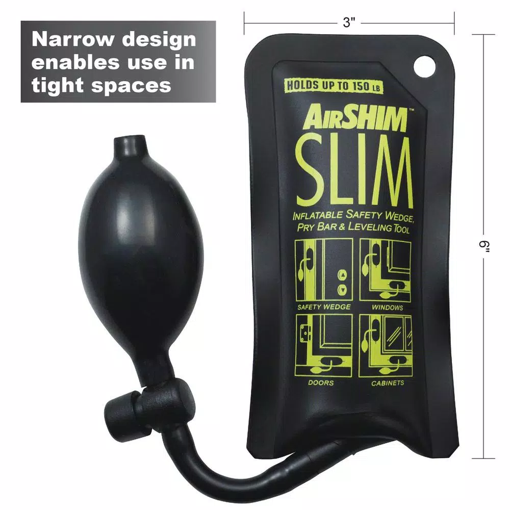 Calculated Industries AirShim SLIM Inflatable Pry Bar and Leveling Tool, 150 lb. Capacity