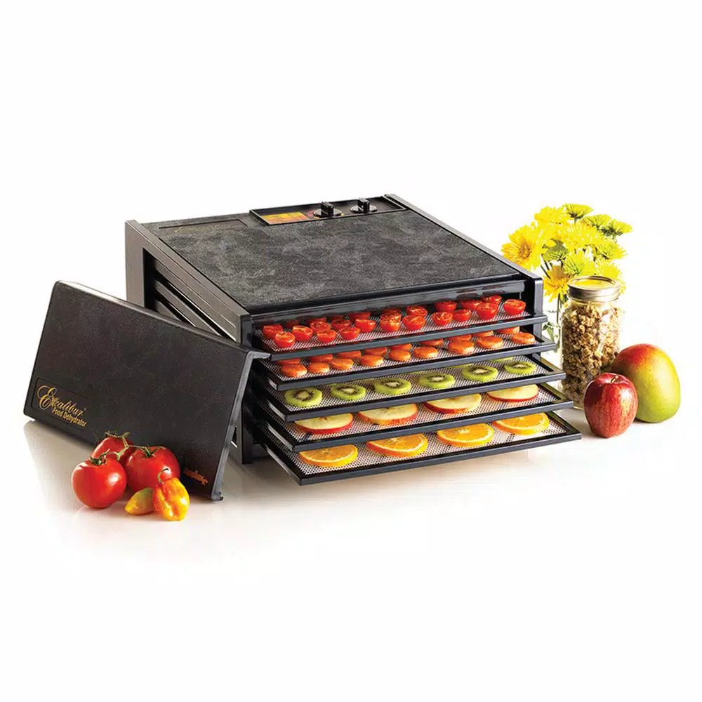 Excalibur 5-Tray Small Garden Electric Food Dehydrator with 26-Hour Timer and Adjustable Temperature