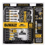 DEWALT Max Impact 40-Piece Screwdriving Bit Set with Storage Case thumbnail 4