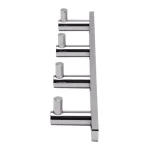 ALFI BRAND AB9528 Quadruple Robe Hook, Polished Chrome, Solid Brass thumbnail 2