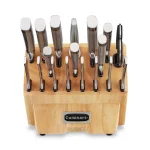 Cuisinart Normandy Collection 19-Piece Forged Stainless Steel Cutlery Block Set with Wood Block thumbnail 3